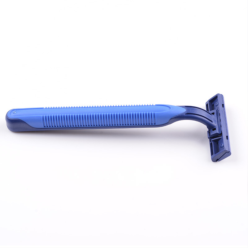 Rubber-211 twin blade shaving razor