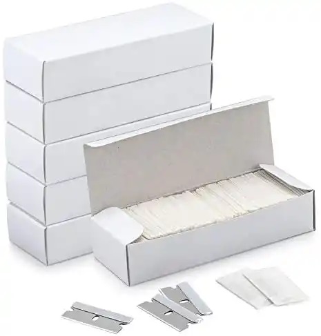 Single Edge Industrial Razor Blades, heavy Duty Straight Edge Razors, Box & Carton Cutter Replacement Blades, Glass & Paint Scraper Razor Blades