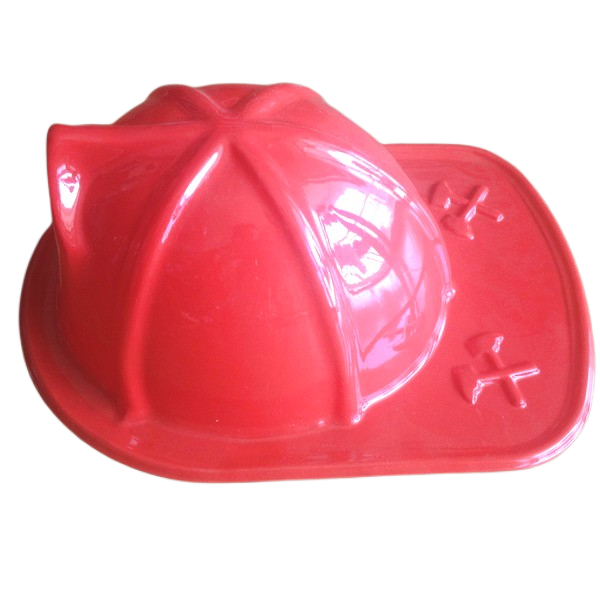 Kids Firefighter Hat | Fire Chief Helmet for Children | Fireman Costume Accessory | Fire Fighter Hard Plastic Hat | Deluxe Rigid Party Helmet